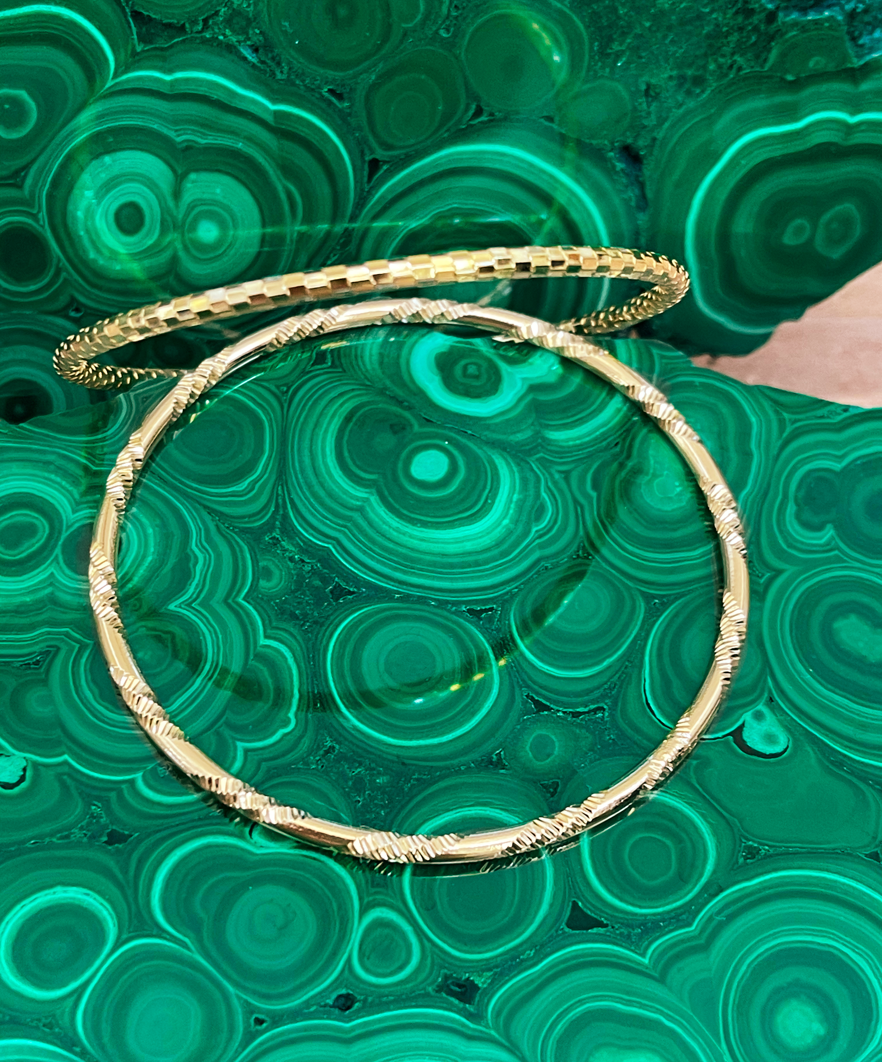 Statement Bangle Bracelets Set