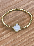 Clover Beaded Bracelet