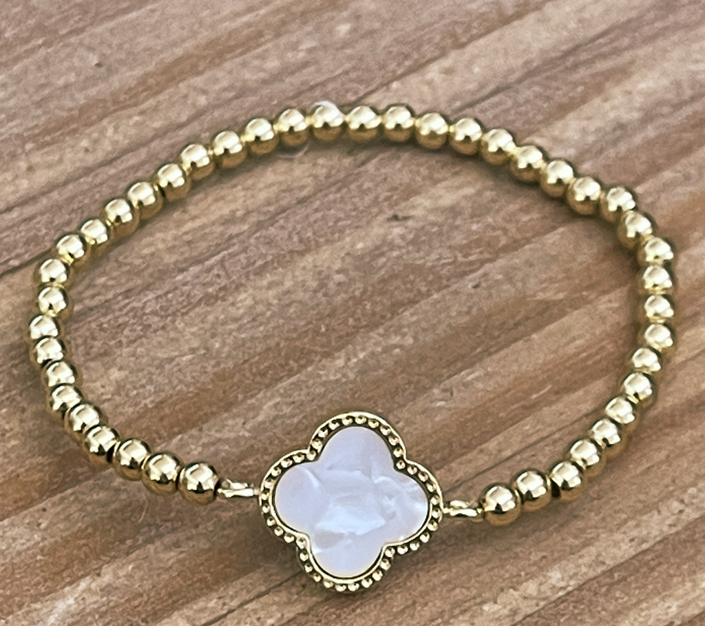Clover Beaded Bracelet