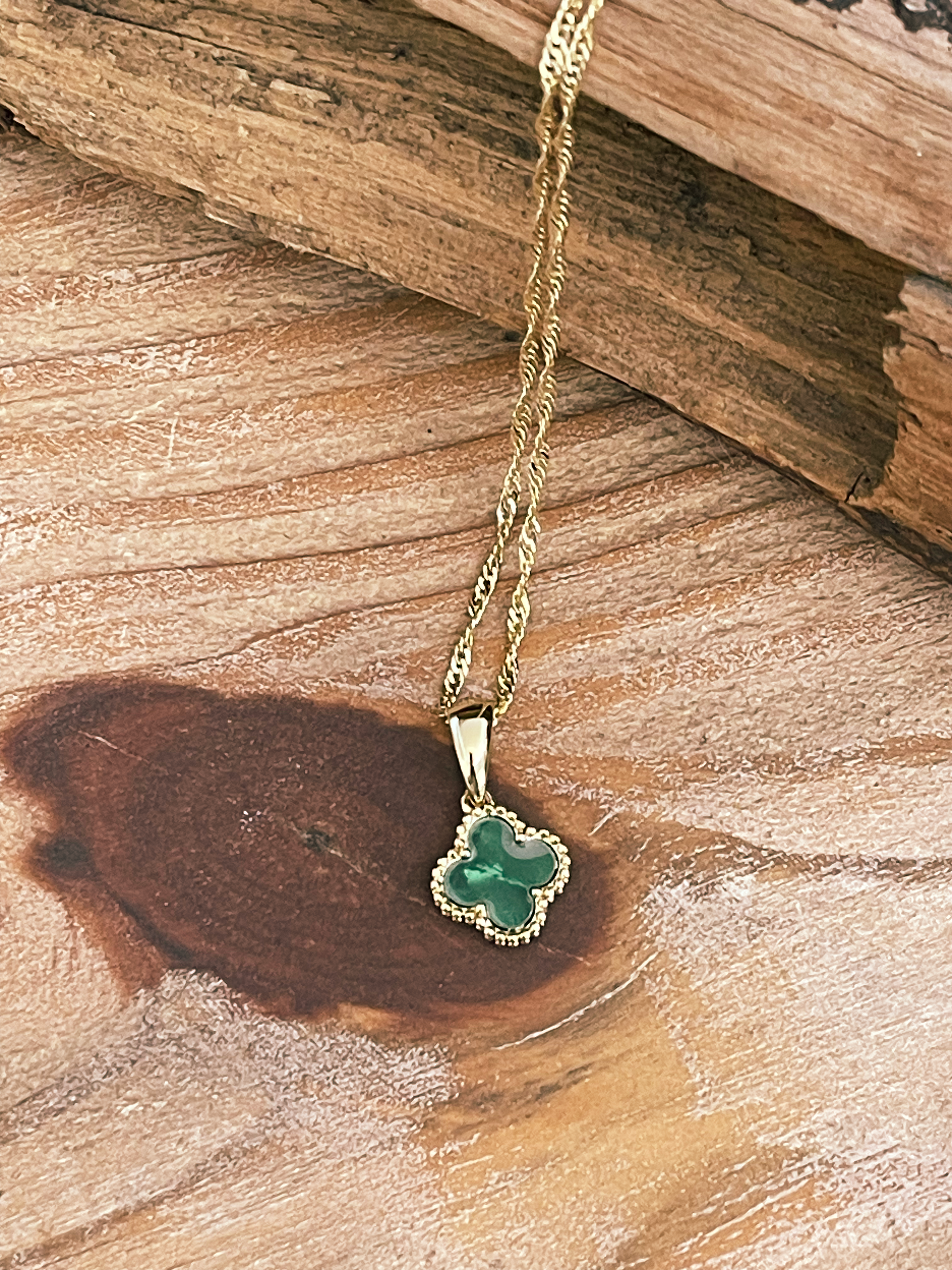 Lucky Green Necklace