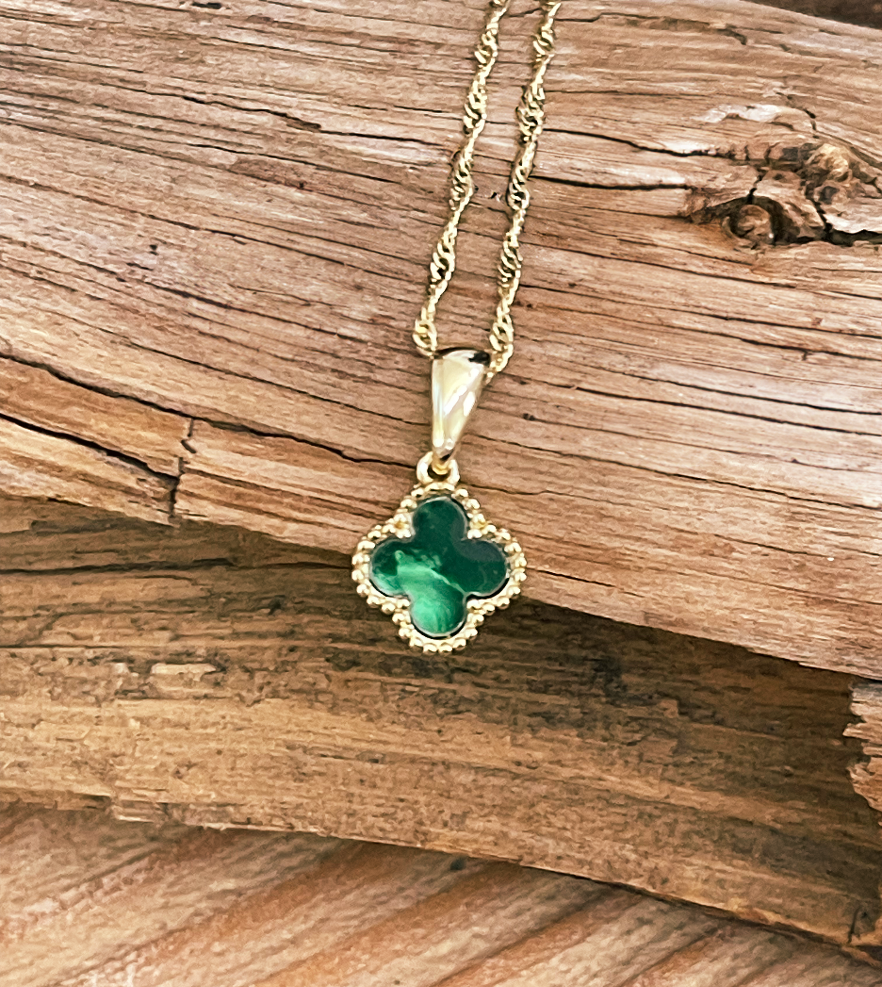 Lucky Green Necklace