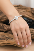 Lucky Silver Clove Bracelet