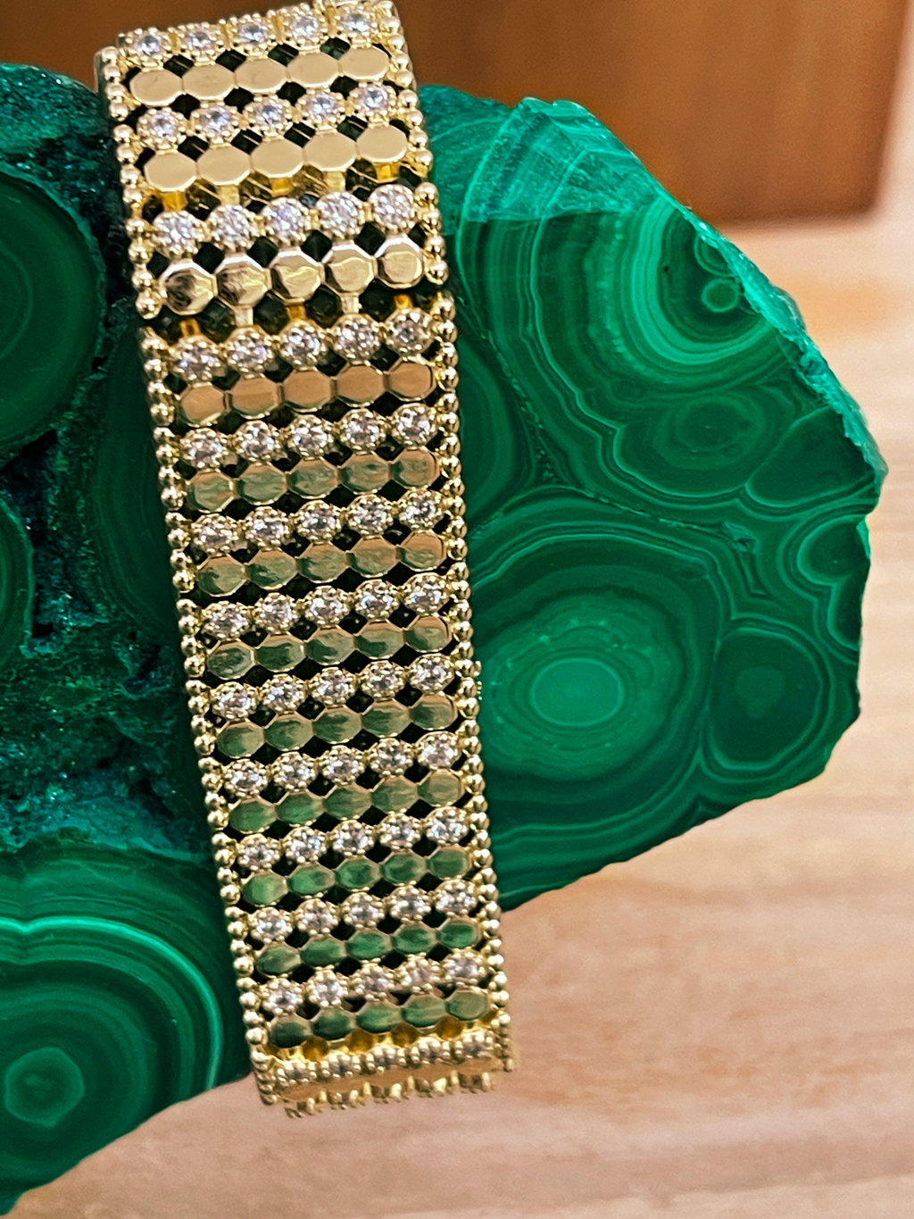 Octagon Gold Bracelet