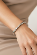 Screw Silver Bracelet