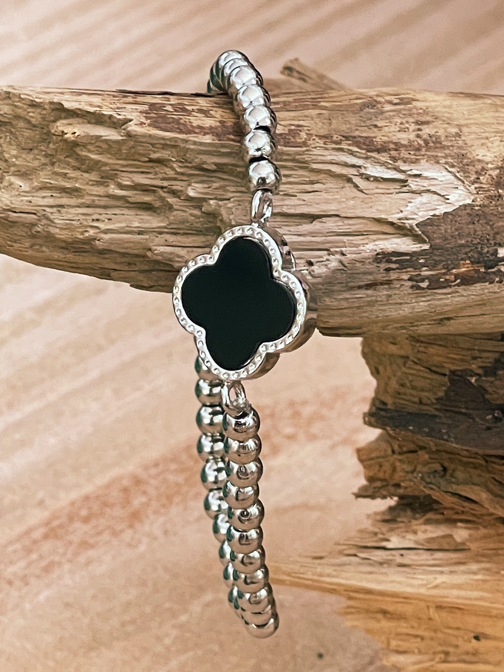Lucky Clove Beaded Bracelet