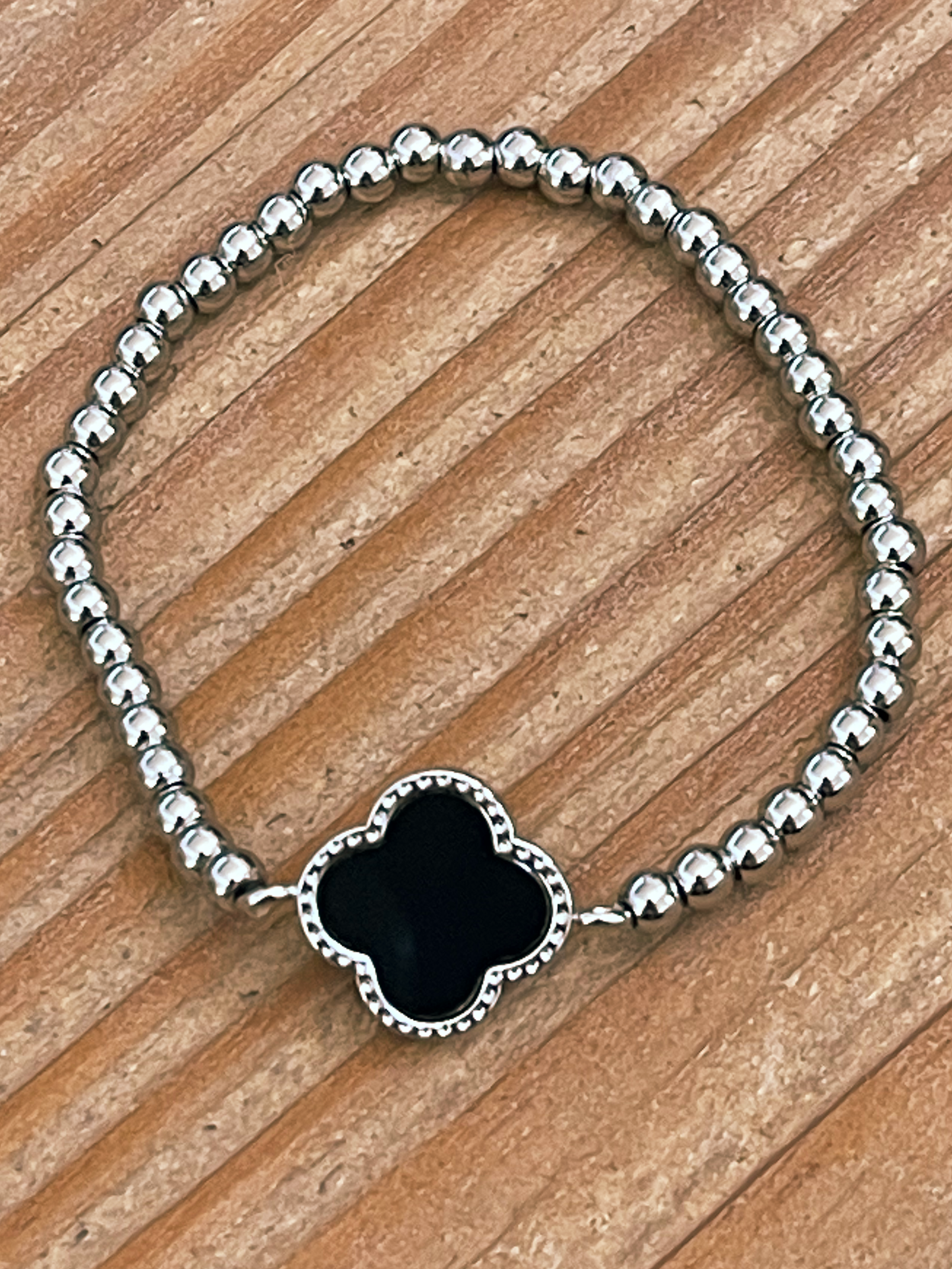 Lucky Clove Beaded Bracelet